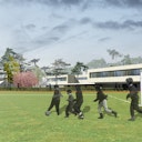 23 ori Bekkering Adams Architecten Schools in Peer 3 view from park to prelim school 845